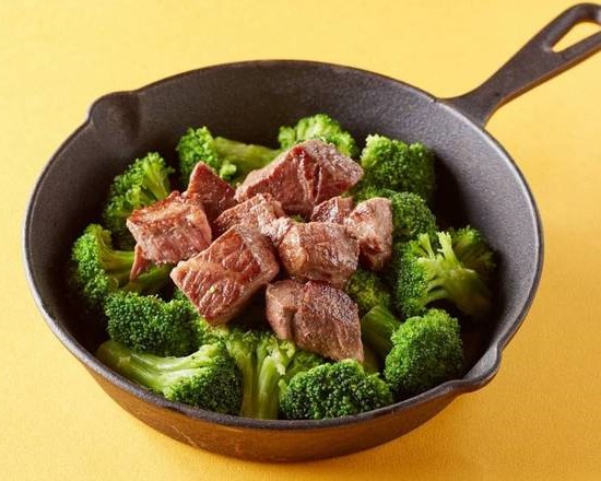 赤身肉カットステーキ100gとブロッコリー200g - ブロッコリー&ビーフ ブロビー Broccoli & Beef - Brobii - ARM’S Delistation「アームスデリステーション」
